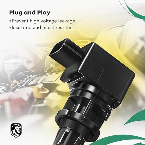 Miniatura 7 de YHTAUTO Repuesto de bobina de encendido para Mazda 3 2010-2013, 5 2008-2010 2012-2015 2.3L 2.5L L4 Reemplazar LF2L-18-100A C753