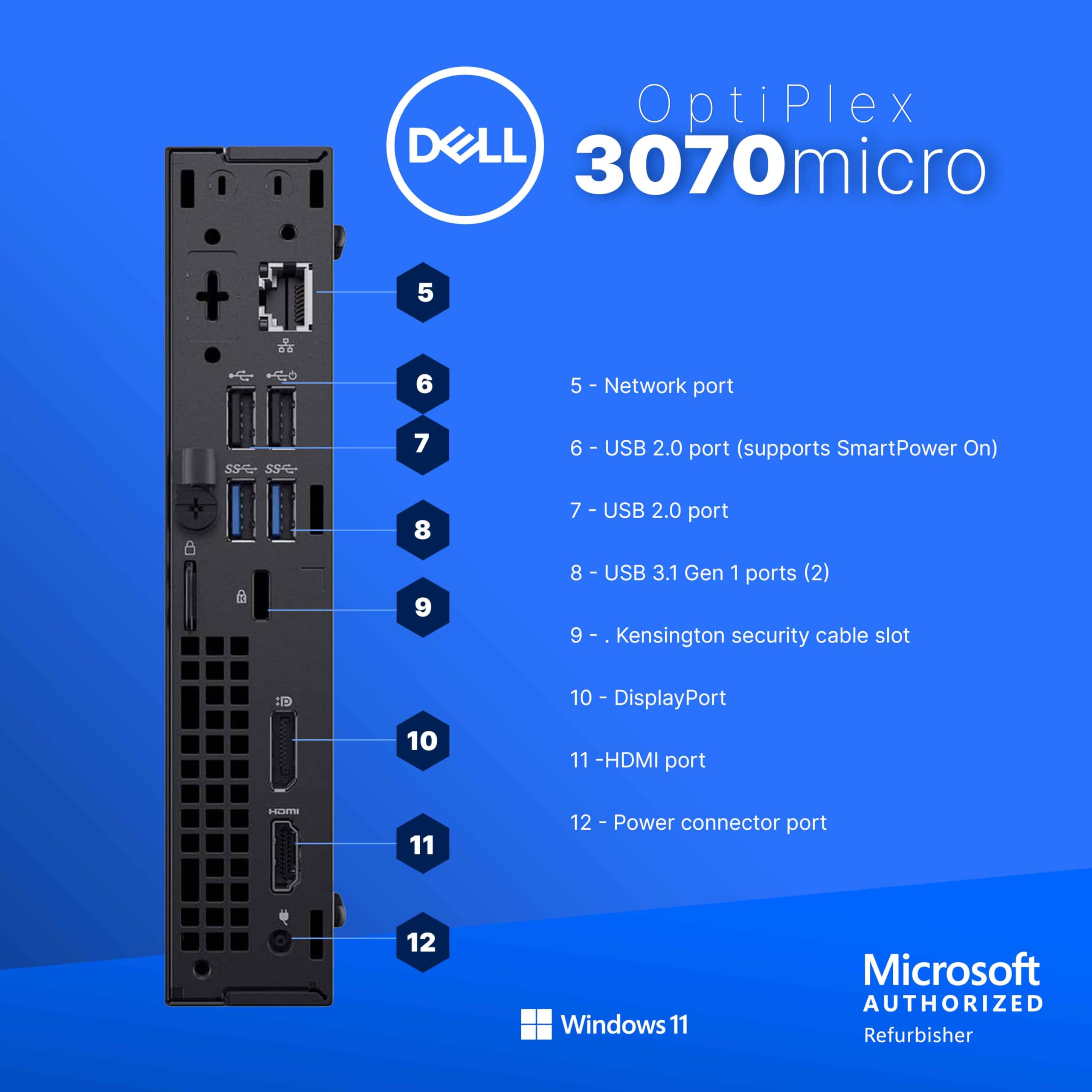 Dell Optiplex 3070 デスクトップPC Windows11Pro Amazon.com: Dell Optiplex 3070 Micro PC | Windows 11 Pro