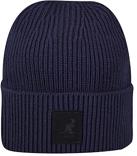 Kangol Patch Beanie Navy, One Size