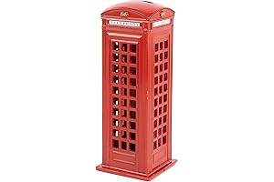 AUEAR London Telephone Booth Piggy Bank: A Nostalgic British Icon for Saving