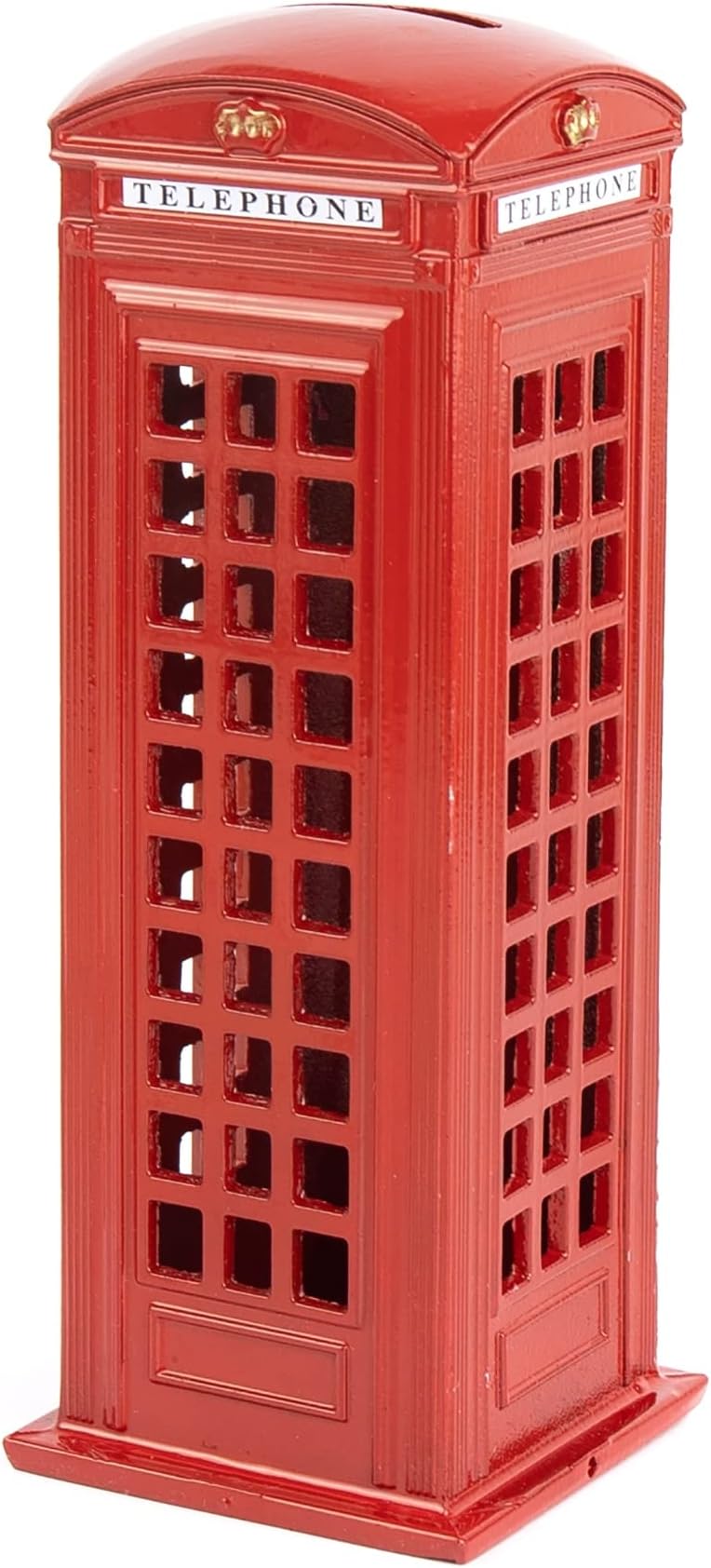 AUEAR, 7 Inch London Telephone Booth Piggy Bank Money Coin Model Box for Home Decoration