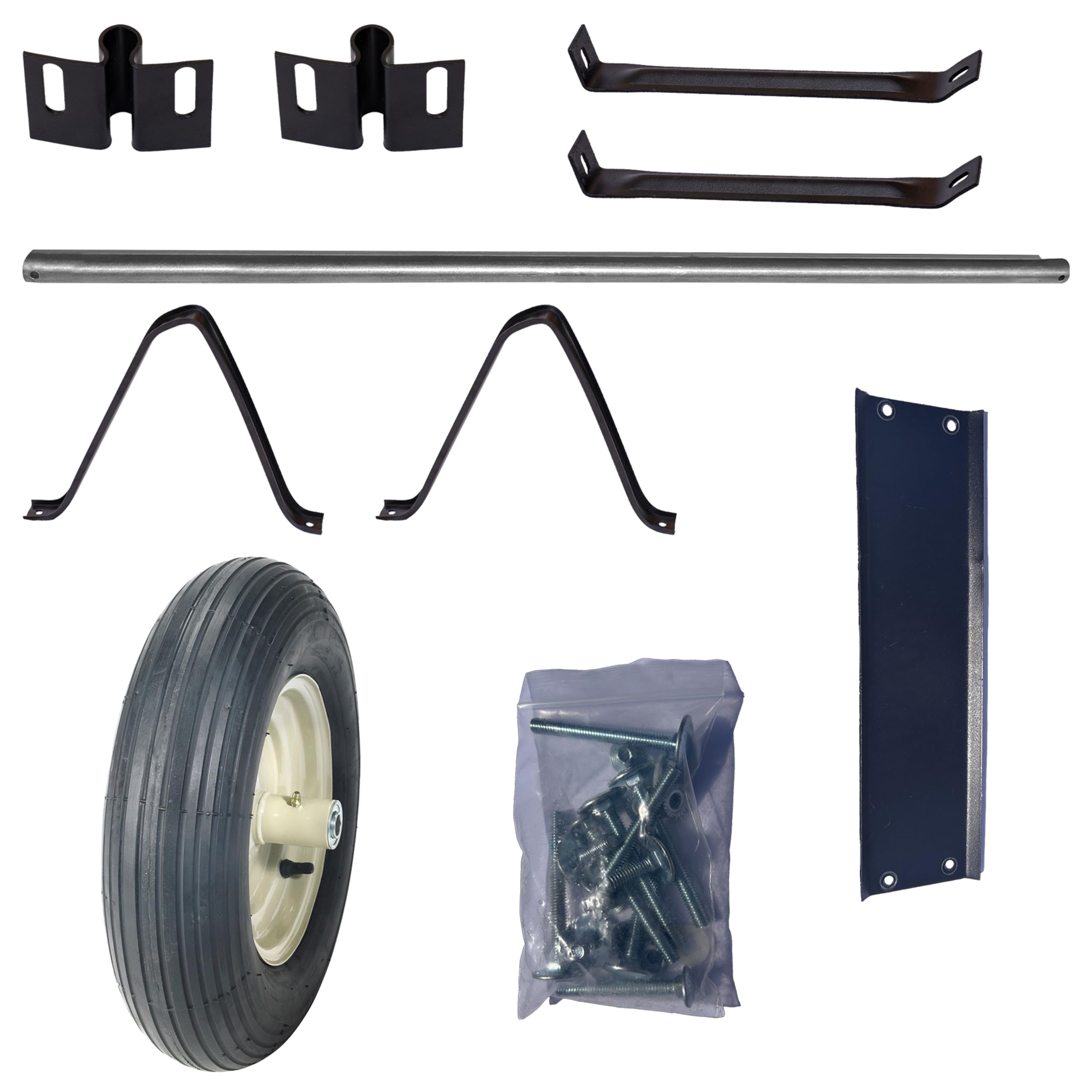 *damaged-box*SCENIC ROAD Parts Box Only for Single-Wheel 6 Cu Ft Wheelbarrow with 16" Ribbed Tire