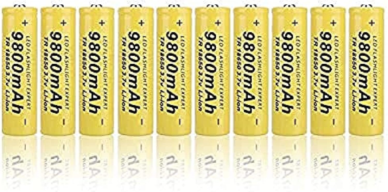 Charging Battery, 8PCS 9800mAh Large Capacity Rechargeable Battery Mini