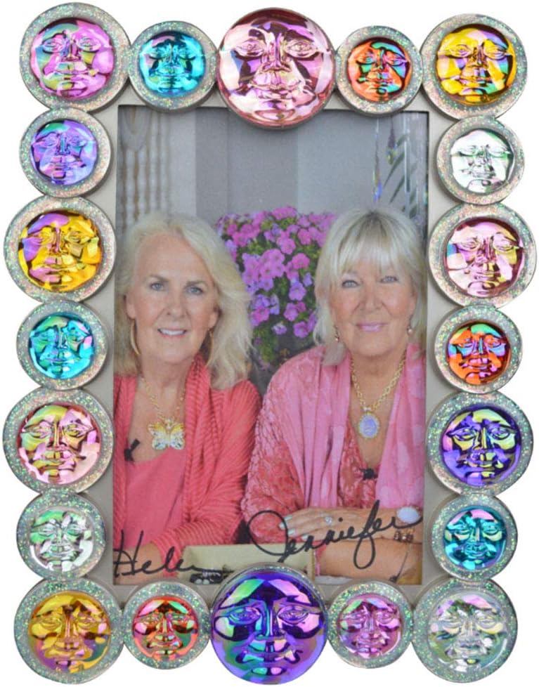 Kirks Folly 40th Anniversary Seaview Water Moon Picture Frame silvertone