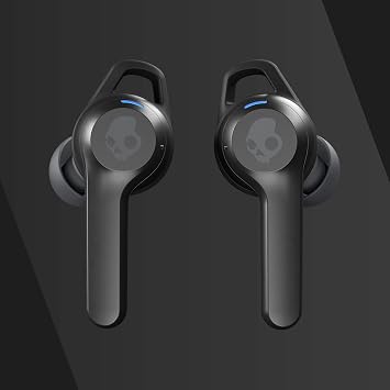 Skullcandy Indy Evo in-Ear Wireless Earbuds, 30 Hr Battery, Microphone, Works with iPhone Android and Bluetooth Devices - Black