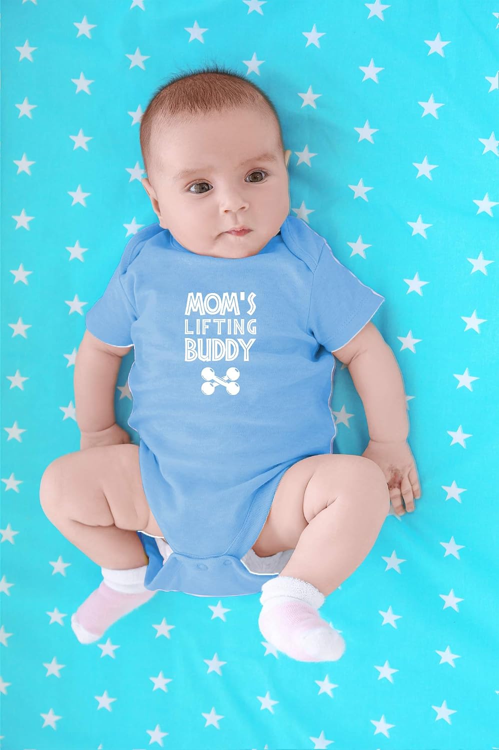 CBTwear Mom's Lifting Buddy - Baby Clothes - Funny Newborn Bodysuit Outfits for Boys and Girls