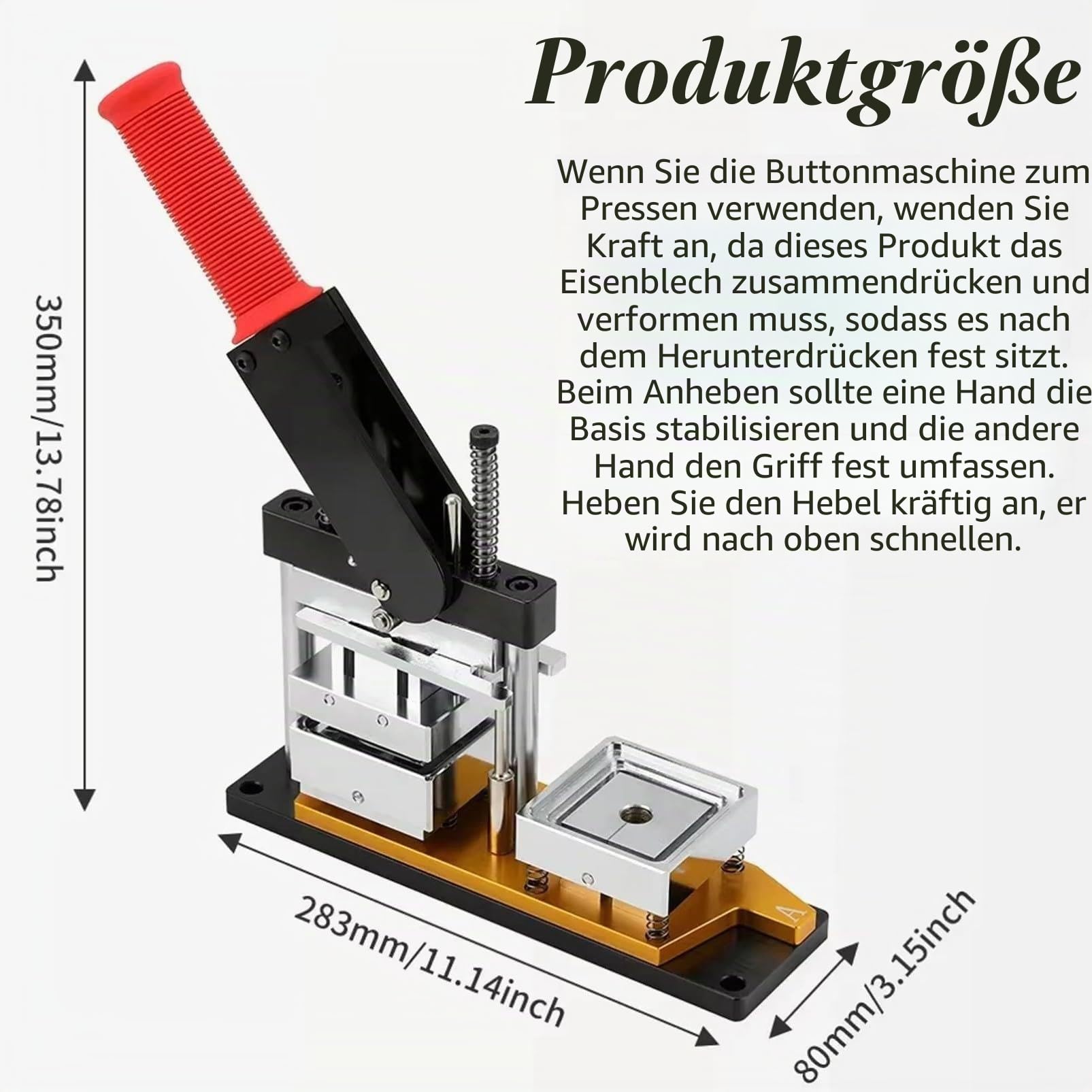 Fotomagnetmaschine, DIY Kühlschrankmagnete Pin Maker Maschine, mit 100 Sets Verbrauchsmaterialien + Papierschneidemaschine, Button Badge Maker