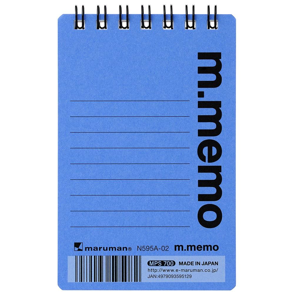 Amazon.co.jp: マルマン M.Memo ミニメモ帳 A7(6mm-罫線) -N595A