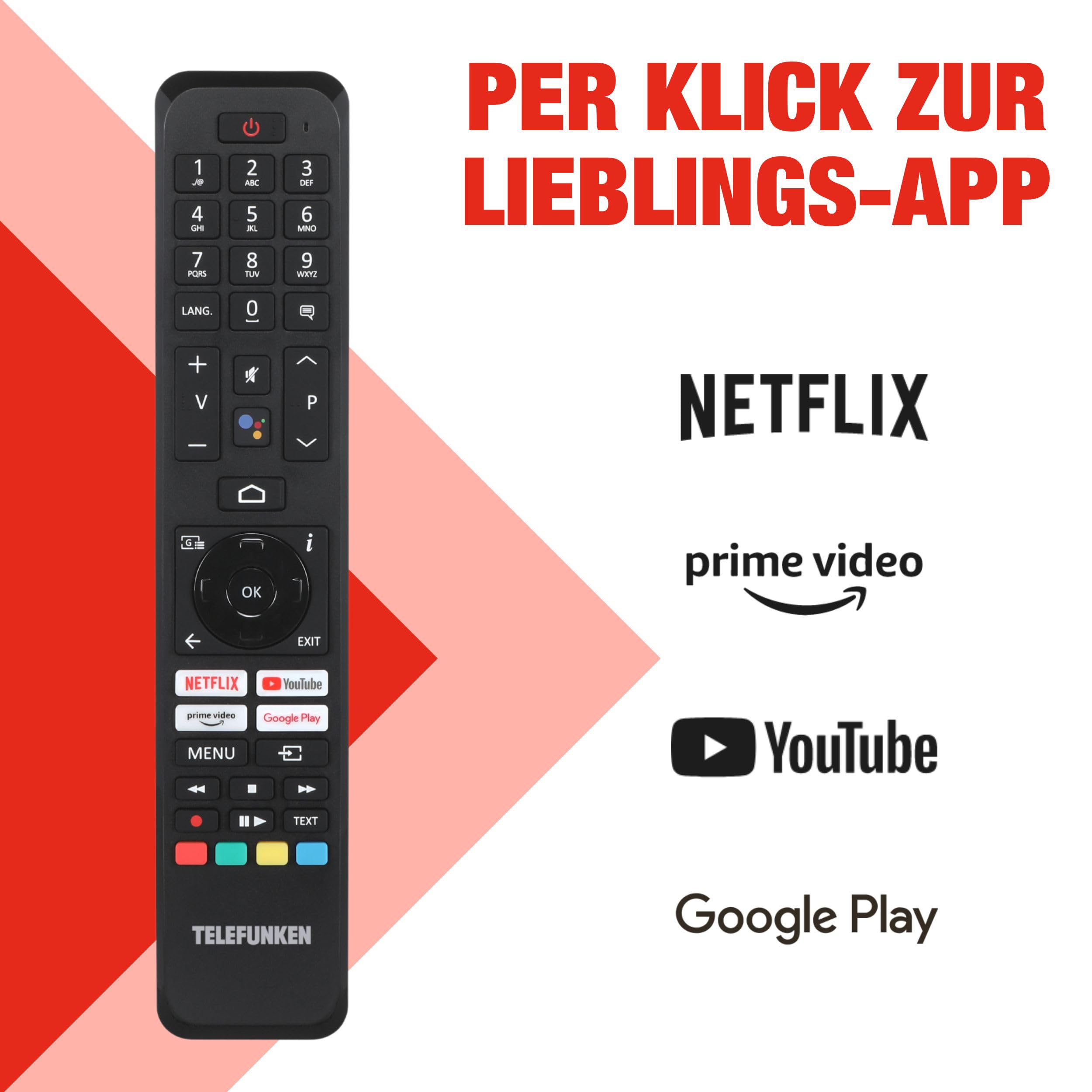 Telefunken D32Q751X2CW QLED Fernseher Smart TV Android TV Full HD 32 Zoll – Bild 5