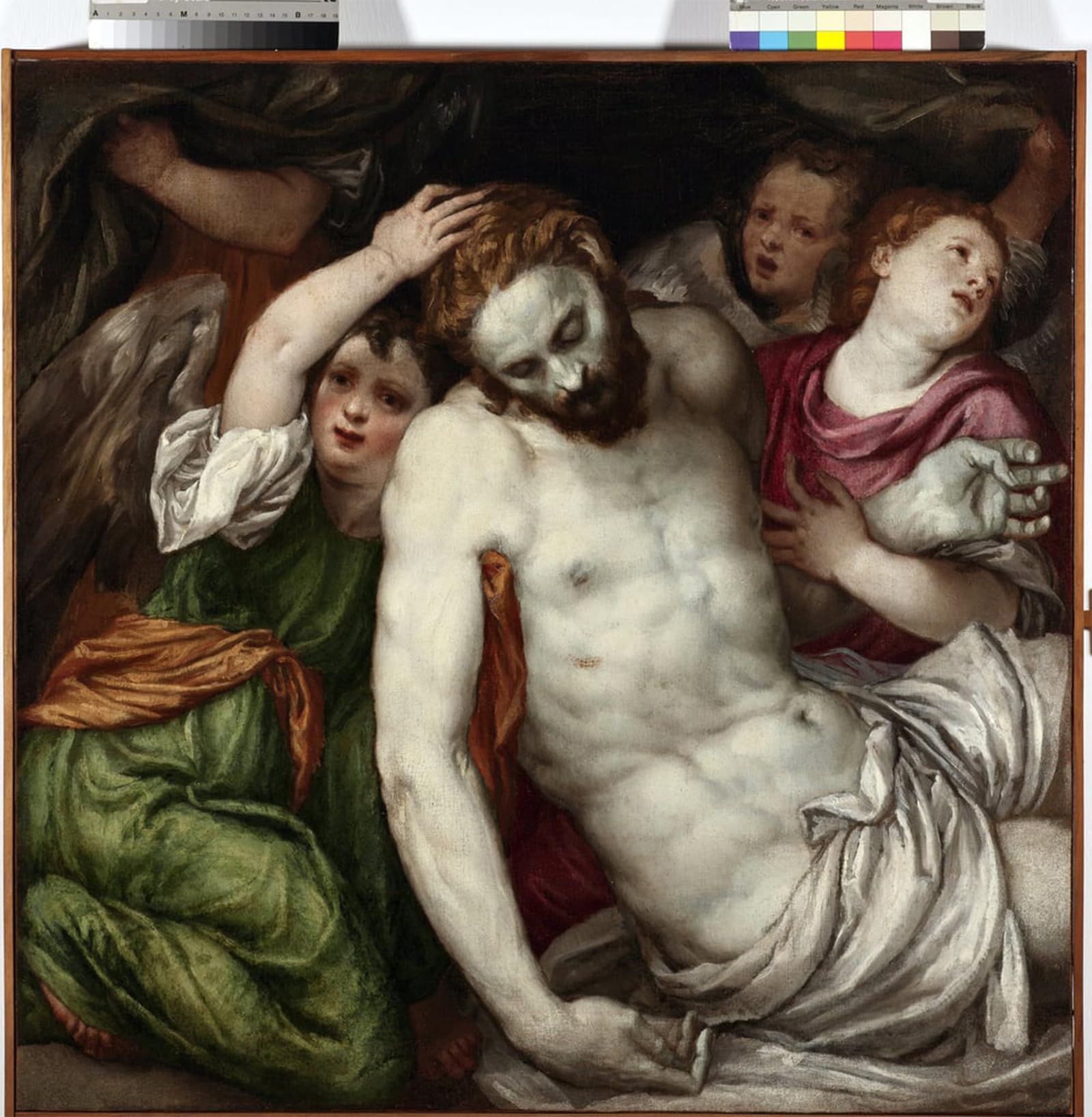 Art mural classique Pieta et Anges impression sur toile premium - 5