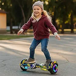Hoverboard Skate Elétrico Com Alça Bluetooth LED Original (HIP HOP)