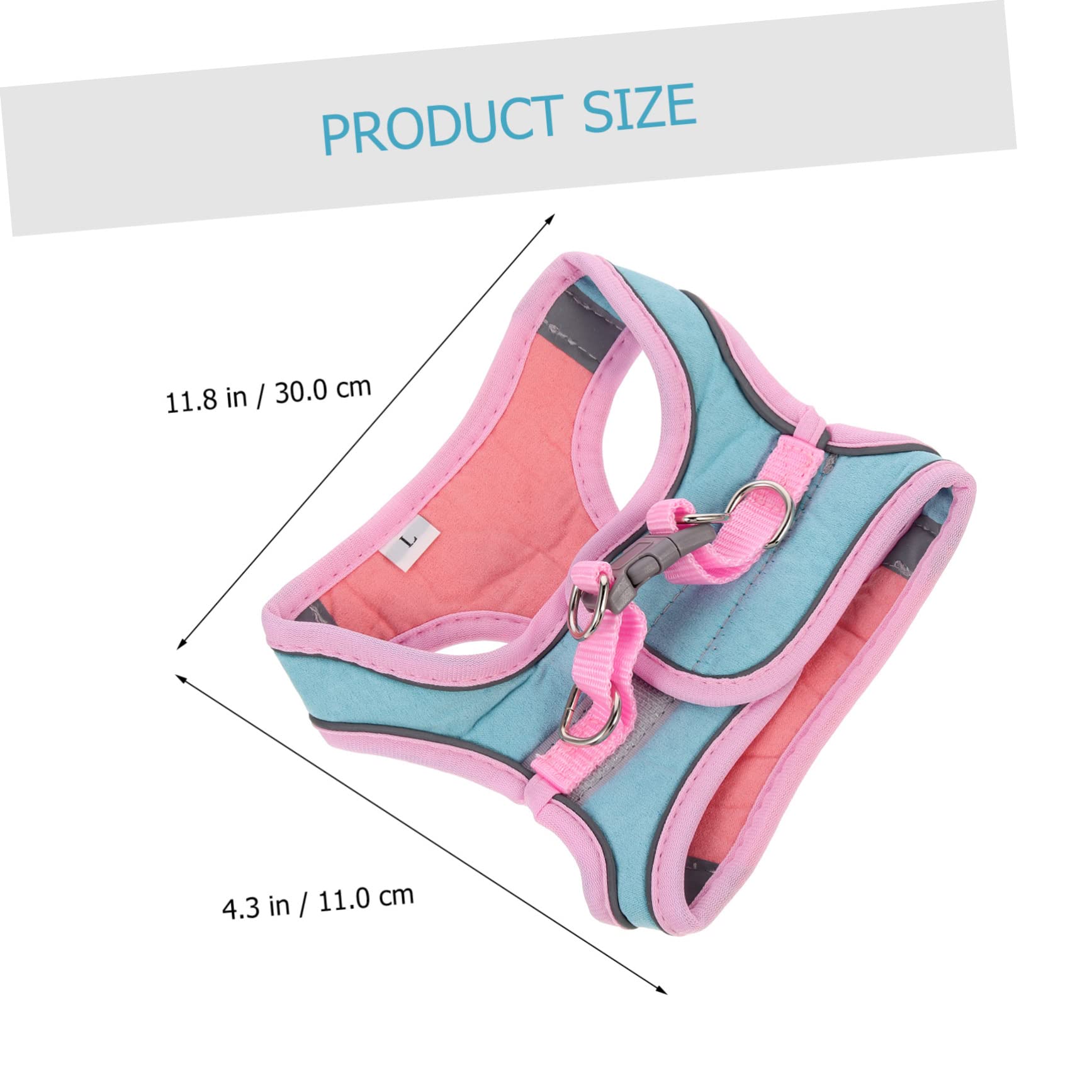VANZACK 4sätze Adjustable Pet Mit Für Katzen Und Kleine Hunde Ausbruchsicheres Mesh Reflektierend Für Outdoor-aktivitäten Teiliges