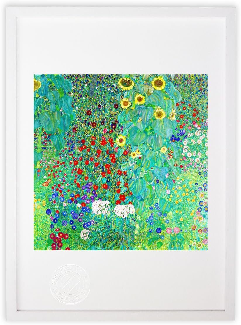 版画 絵画 名画 ひまわりの咲く農園(1907) グスタフ・クリムト