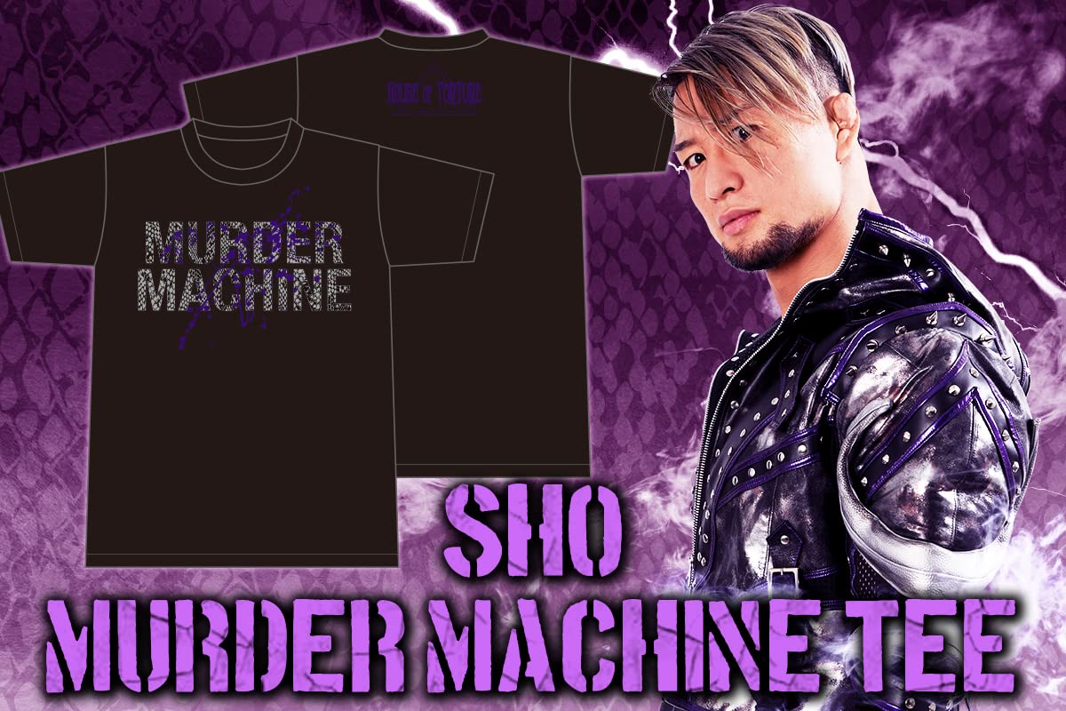 Amazon.co.jp: New Japan Pro Wrestling T-shirt SHO MURDER MACHINE L