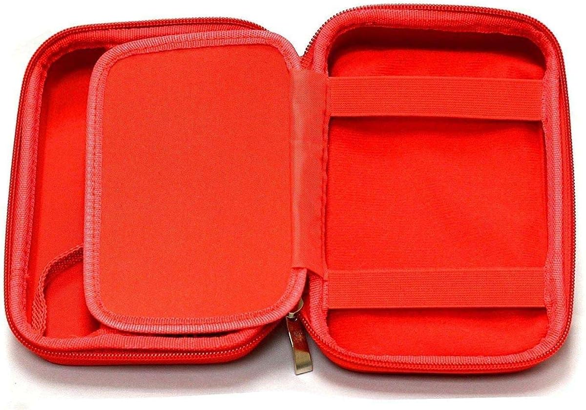 Navitech Red Watch & Accessory Case Compatible with SUUNTO 5 Peak