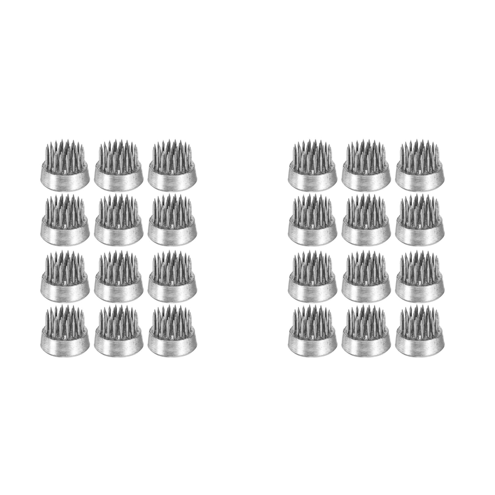 Hndhbfgrt 24pcs Flower Frog, Round Stainless Floral Frogs, Flower Arranger Fixed Tool Pin Frog for Flower Arrangement Vase