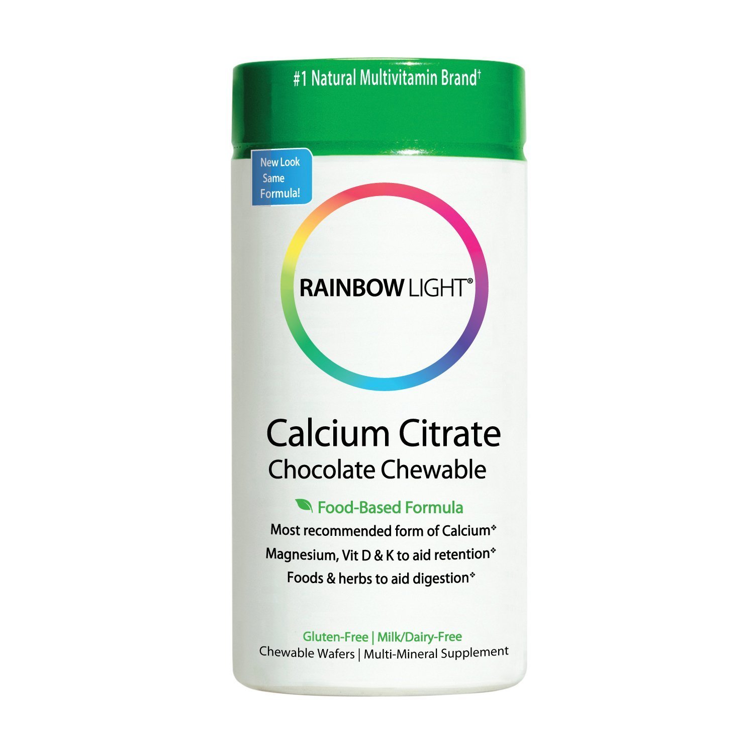 Buy Rainbow Light Calcium Citrate Chocolate Chewable FoodBased Calcium Supplement Supports