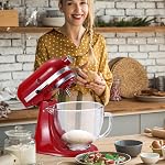 Gdrtwwh Glass Bowl for KitchenAid 4.5-5 Quart Tilt-Head Stand Mixer,Replacement with KitchenAid Artisan Mixer Glass Bowl | Glass Mixing Bowl for KitchenAid Artisan Mixer