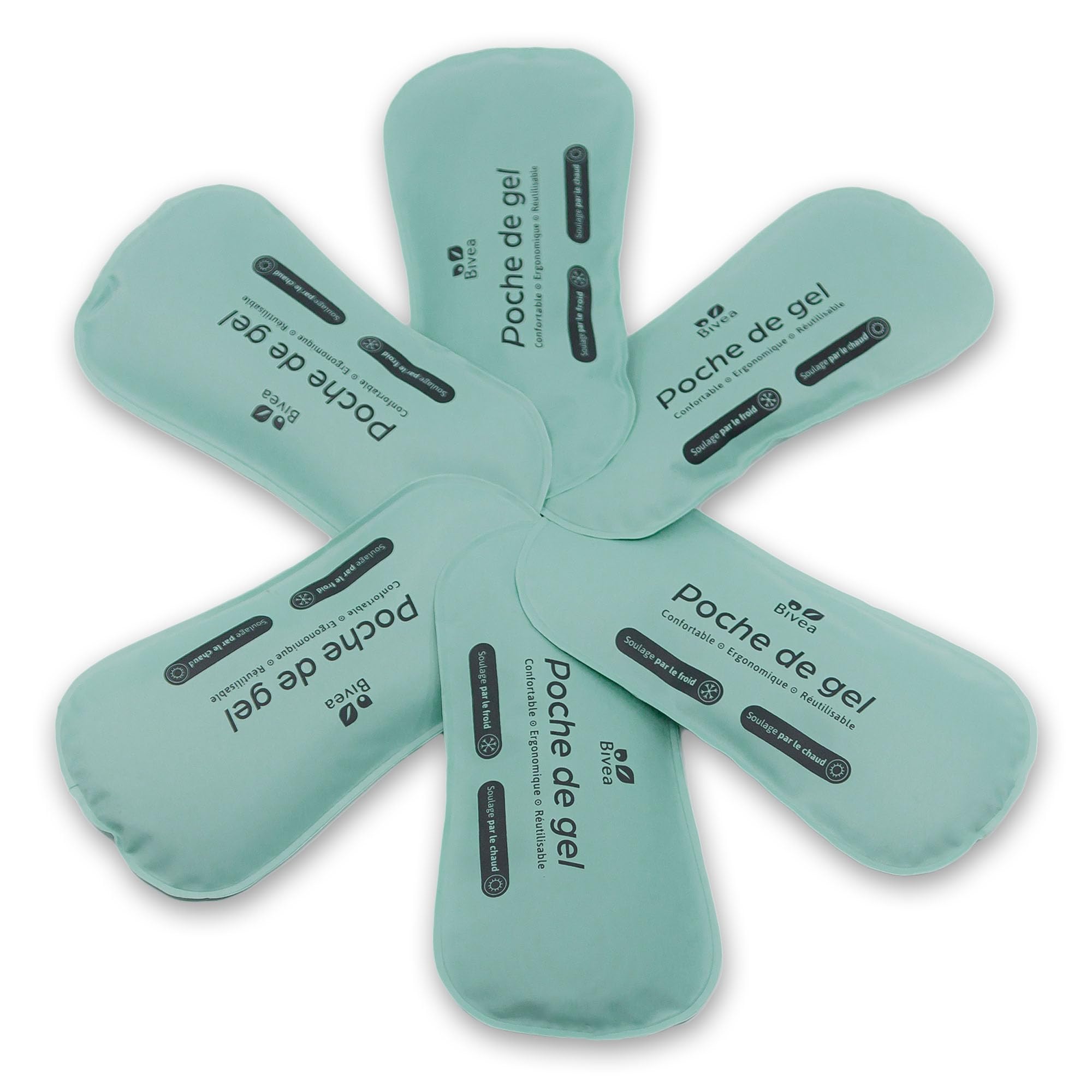 Soft Pad Poches De Gel Chaud/froid Post-partum - 2 Poches + 3 Housses - Hémorroïdes, Règles, épisiotomie