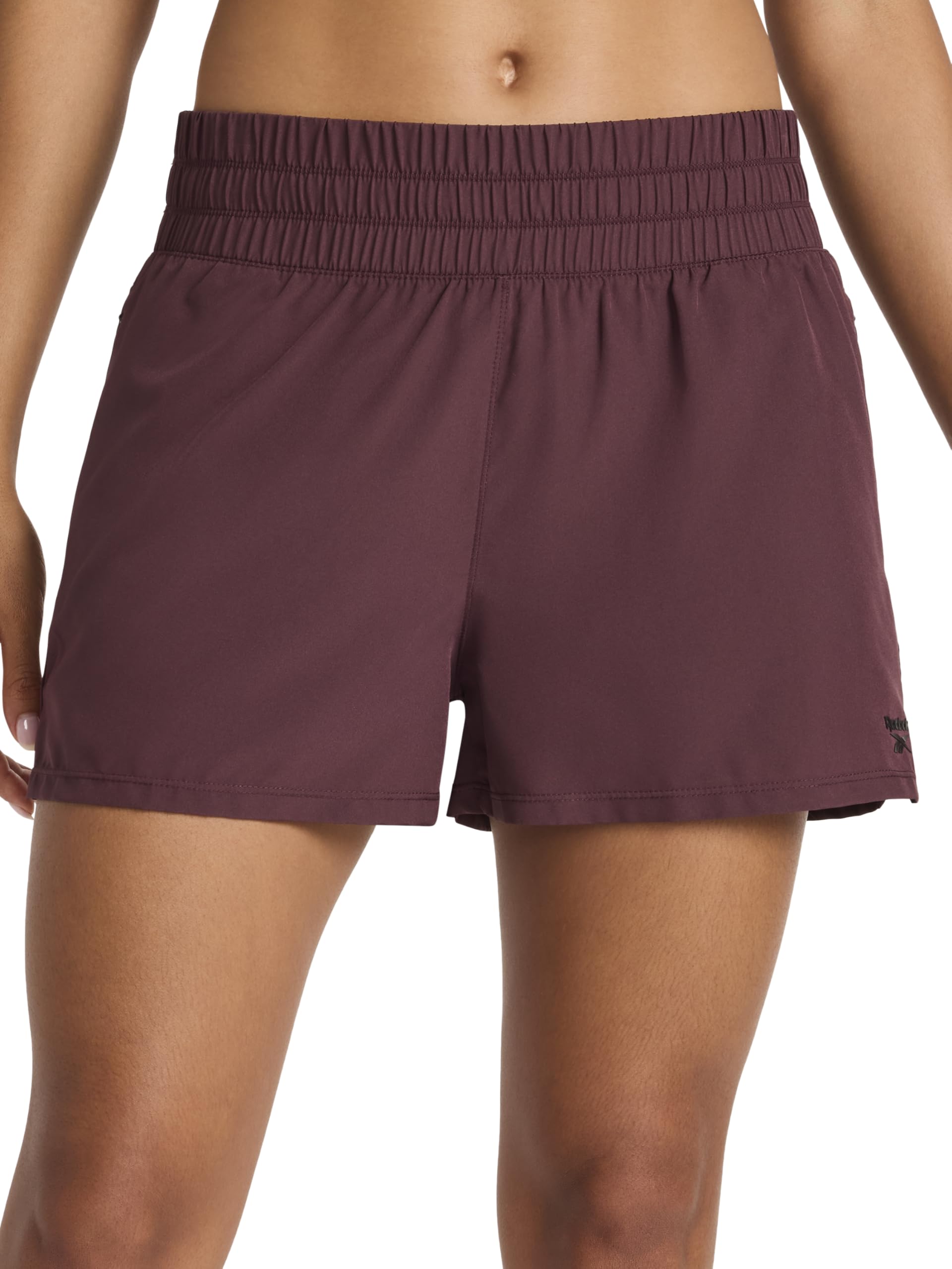Reebok Women's Fudge Apparel Sprinter Zip Running 3” Short, M