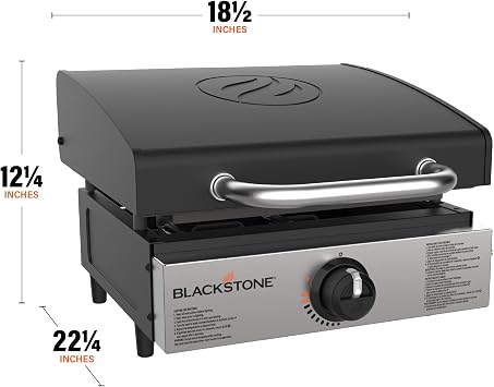 Blackstone 1814 Propane Gas Griddle, 17 Inch, Black