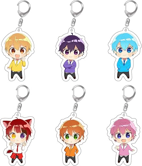 Amazon すとぷり グッズ キーホルダー 6点セット すとぷりあくきー アクリル キーチェーン すとろべりーめもり 夏服 ななもり 莉犬 ジェル ころん るぅと さとみ 人気 アニメ 携帯ストラップ 鍵 飾り 軽量 オシャレ バッグ飾り ペンダント 萌え グッズ グッズ 可愛い
