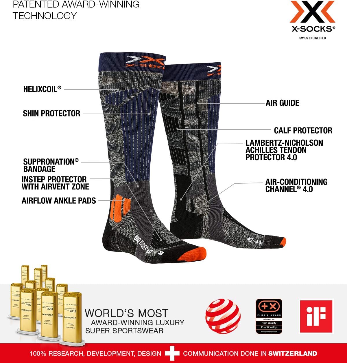 Calze da neve per bambini 4 6