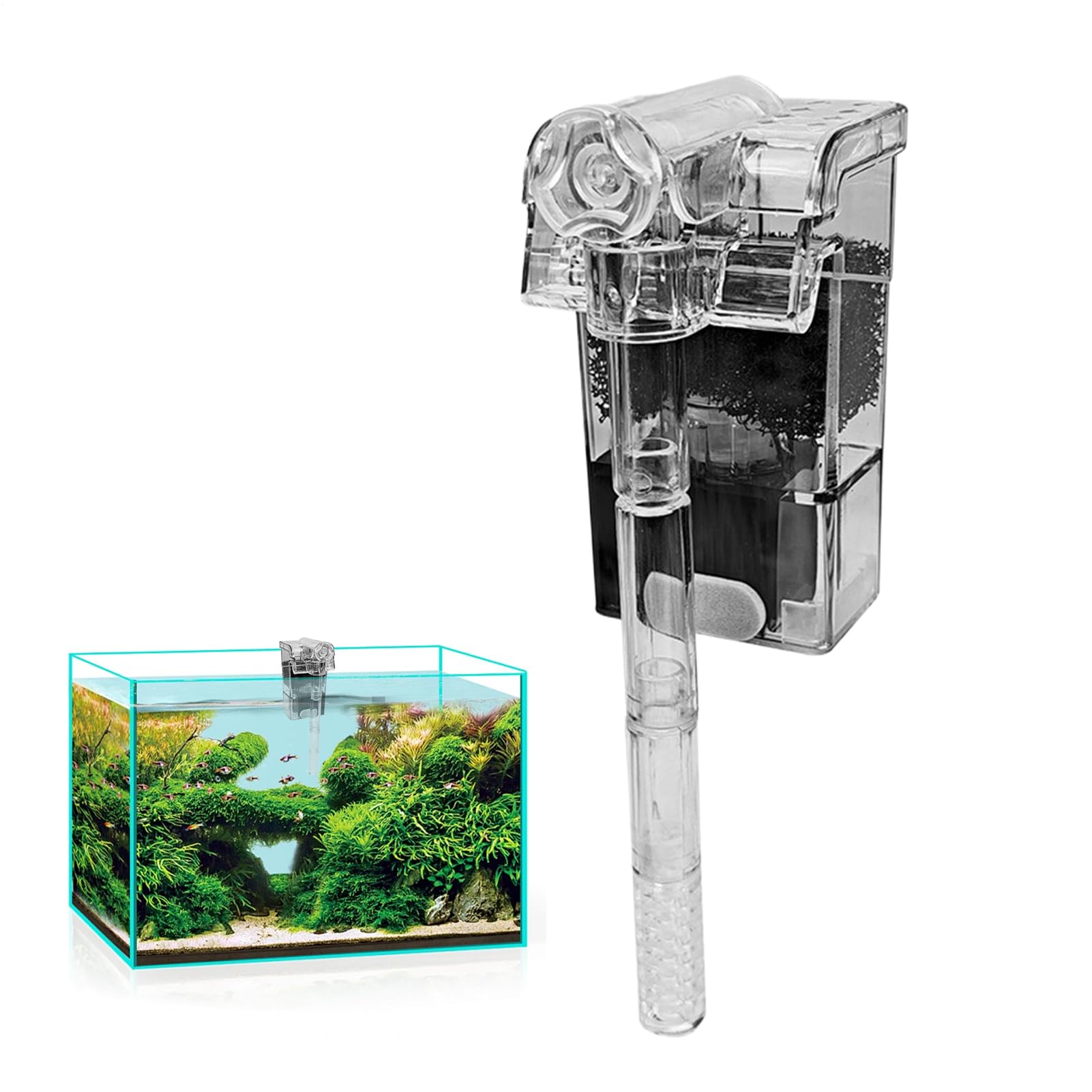 Riscaldatore Acquario Hygger 500W/800W - Termostato Digitale LED, Scaldabagno Subacqueo Per Acqua Dolce E Salata