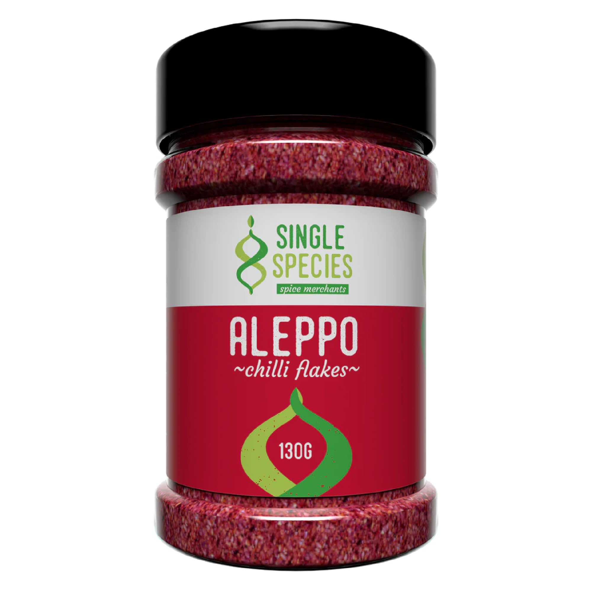 Aleppo Chilli Flakes by Single Species | Mild Heat, Savoury & Fruity Flavor with Smoky Aroma | Perfect for Middle Eastern, Turkish & Central Asian Cuisines | 1 x 130g