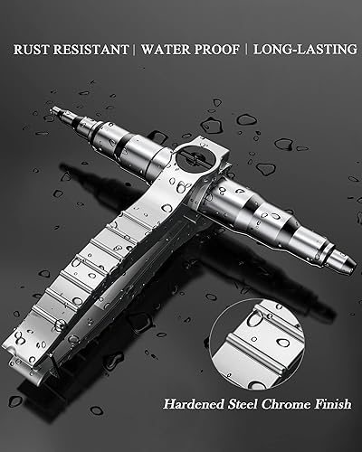 Miniatura 3 de Herramienta de estampación, expansor de tubo de tubo, herramienta de expansión manual, expansor de tubo de refrigeración para cobre de 14in-78