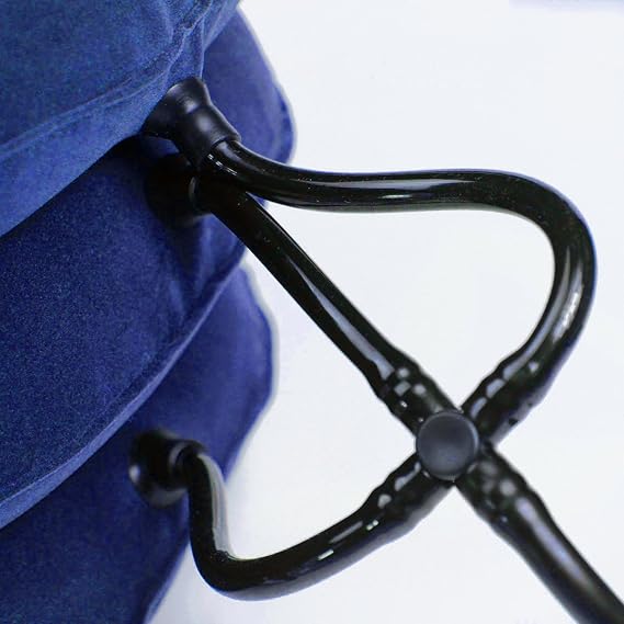 Inflatable Cervical Neck Traction Device/Neck Support Brace/Cervical Collar Adjustable (Blue)