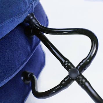 Inflatable Cervical Neck Traction Device/Neck Support Brace/Cervical Collar Adjustable (Blue)