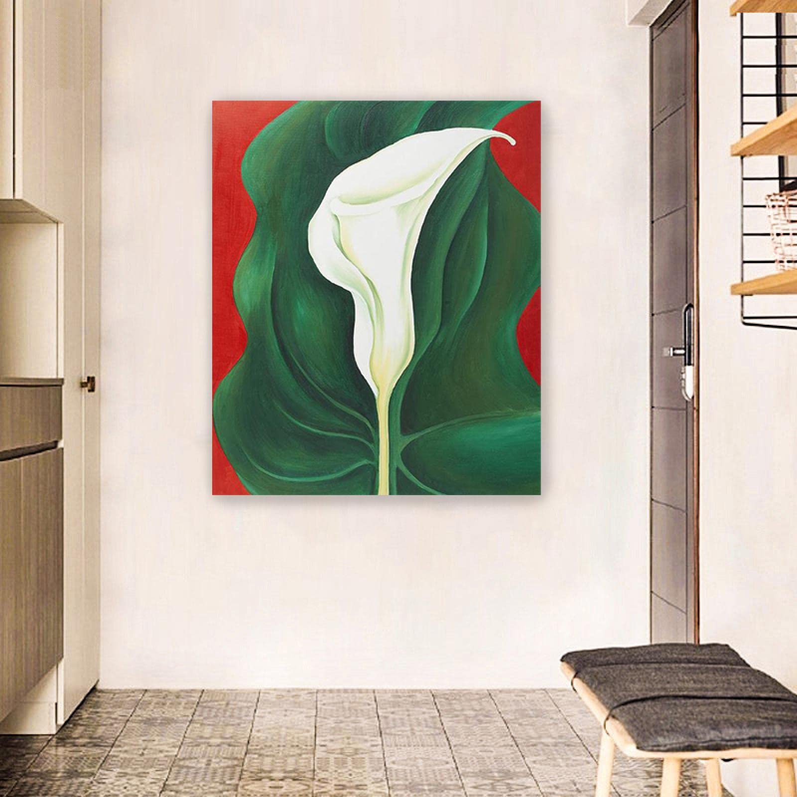 Pintura de paisagem de Georgia O'Keeffe famosas reproduções de