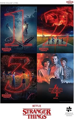 Miniatura 5 de Buffalo Games - Collage de póster de Stranger Things - Rompecabezas de 1000 piezas