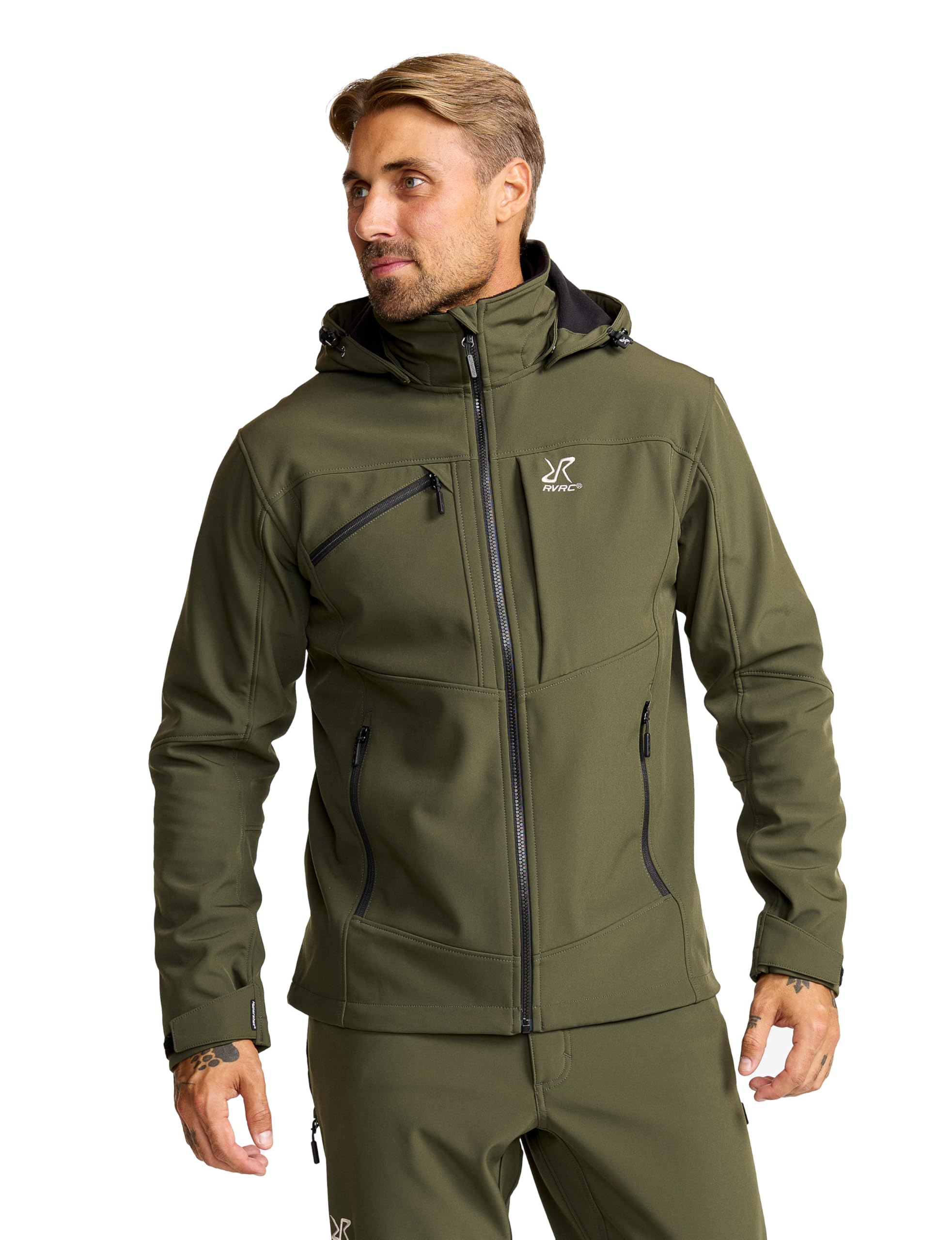 RevolutionRace Hiball Softshell Jacket para Hombre, Chaqueta de Exterior para Senderismo
