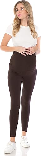 Miniatura 6 de Leggings Depot - Leggings de maternidad para mujer, sobre el vientre, mallas de yoga casuales para embarazo