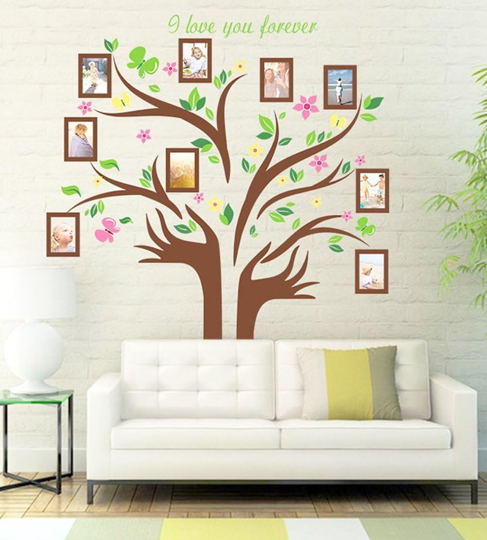 Photo Frames Wall Decal Tree for Kids Family Rooms Decal