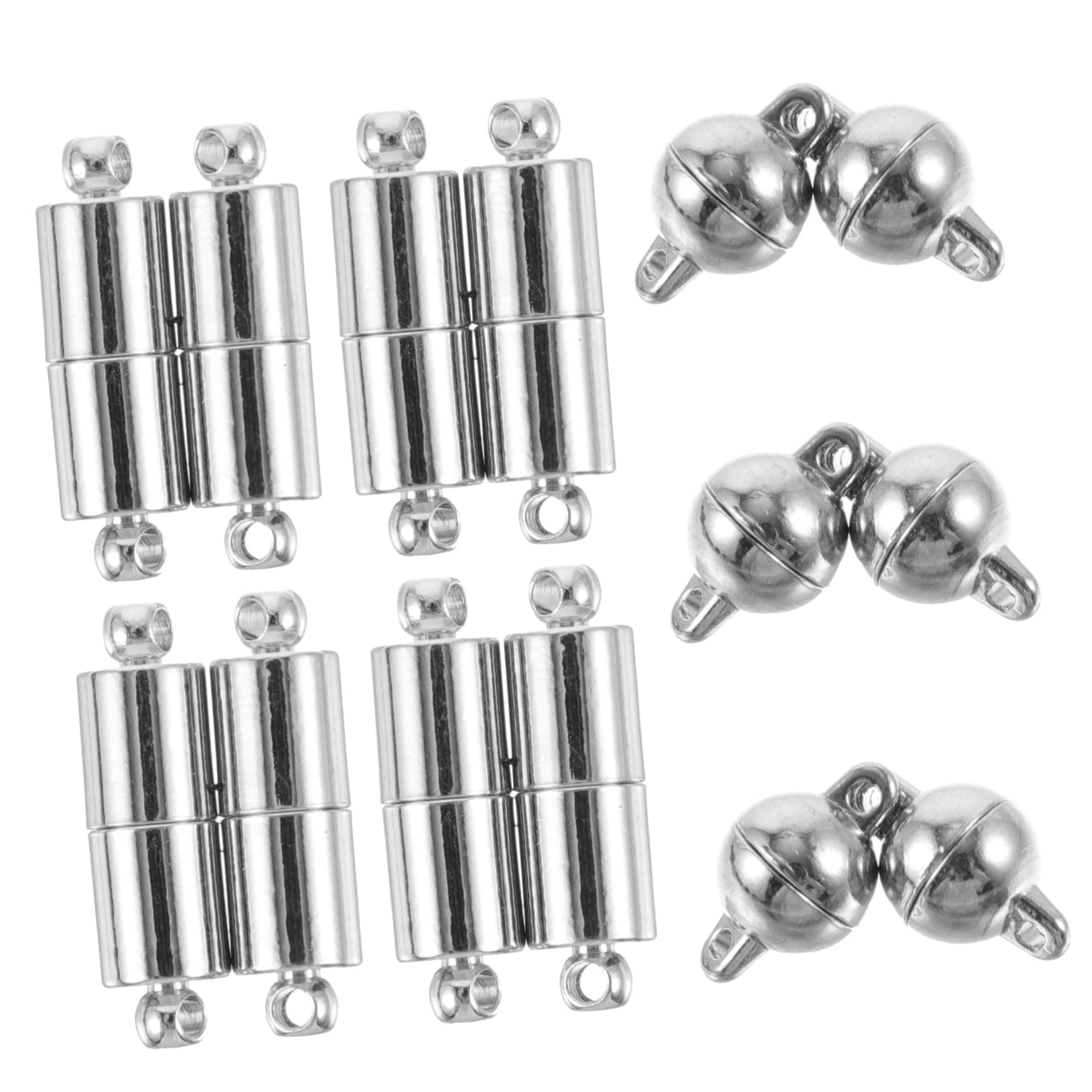 SEWACC 80stücke Magnetverschlüsse Für Schmuck Handgemachte Halsketten Und Armbandverbindungen Langlebig Und Einfach Zu Verwenden Für -schmuckherstellung