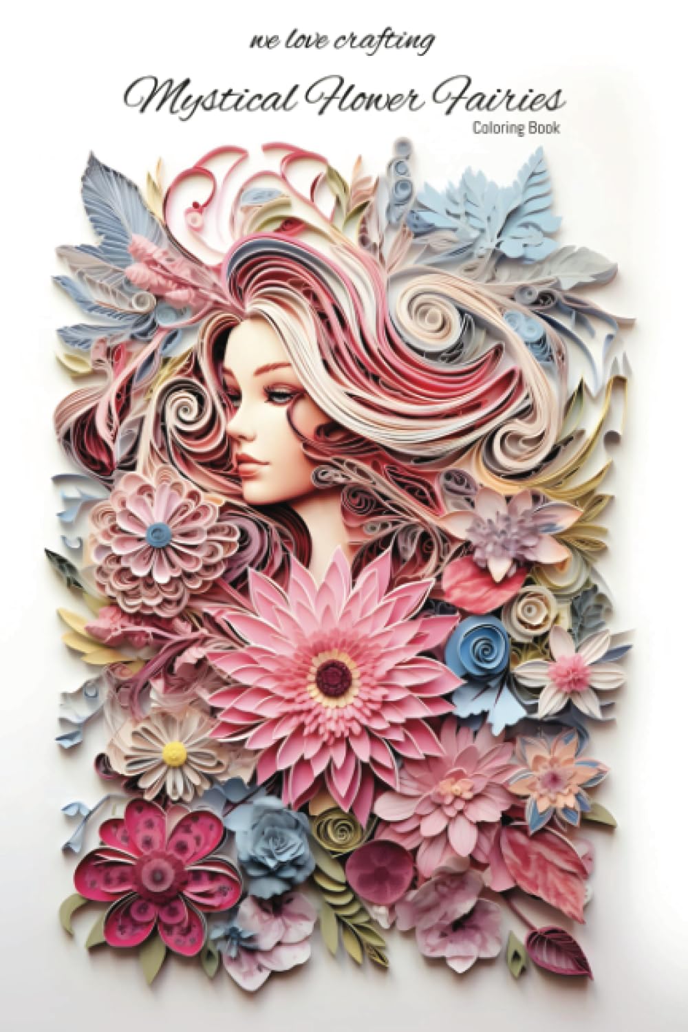 Mystical Flower Fairies: Coloring Book