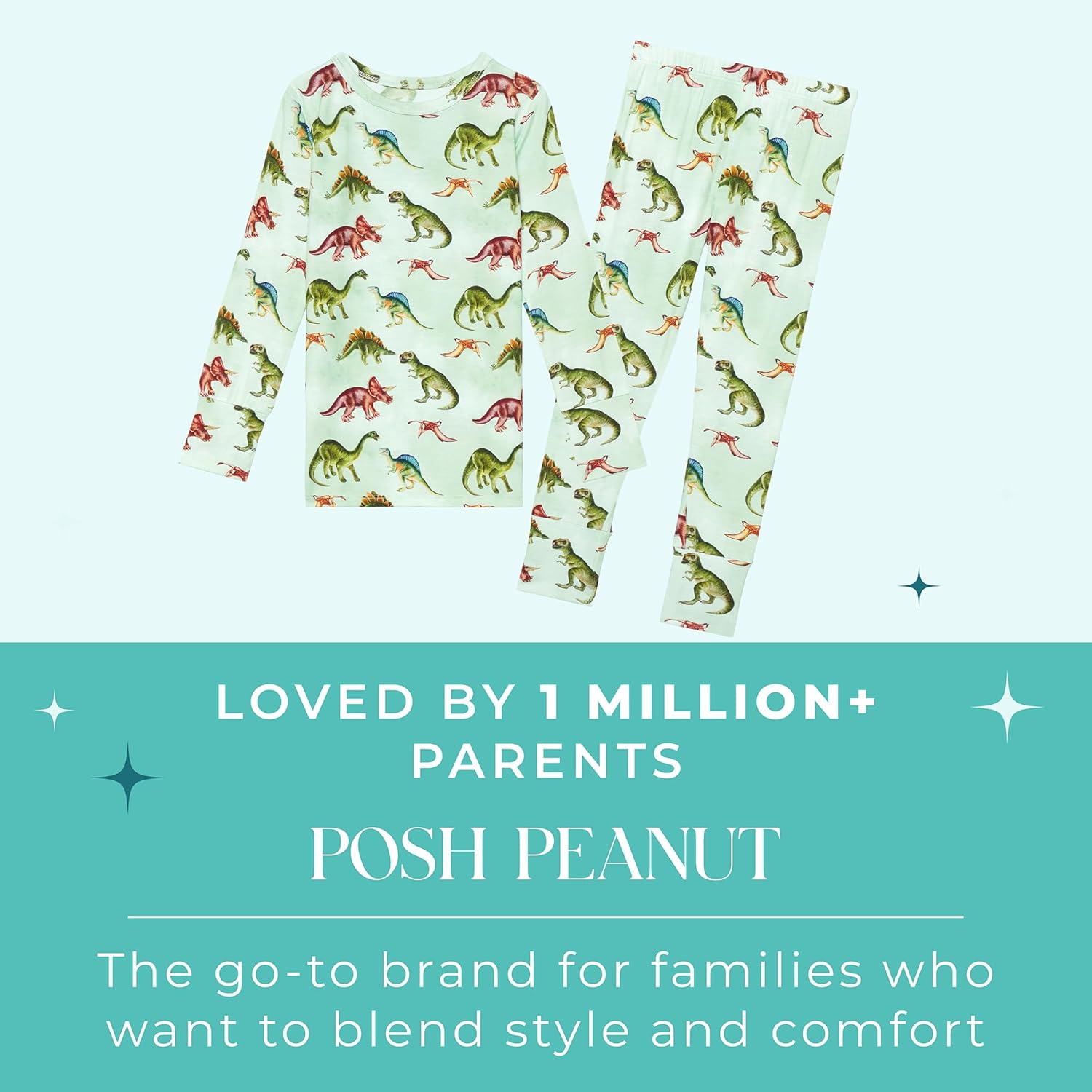 Posh Peanut Boys Pajamas - PJs for Kids Made of Soft Viscose from Bamboo, Long Sleeve Toddler PJs & Matching Boys Pajama Sets - Image 5