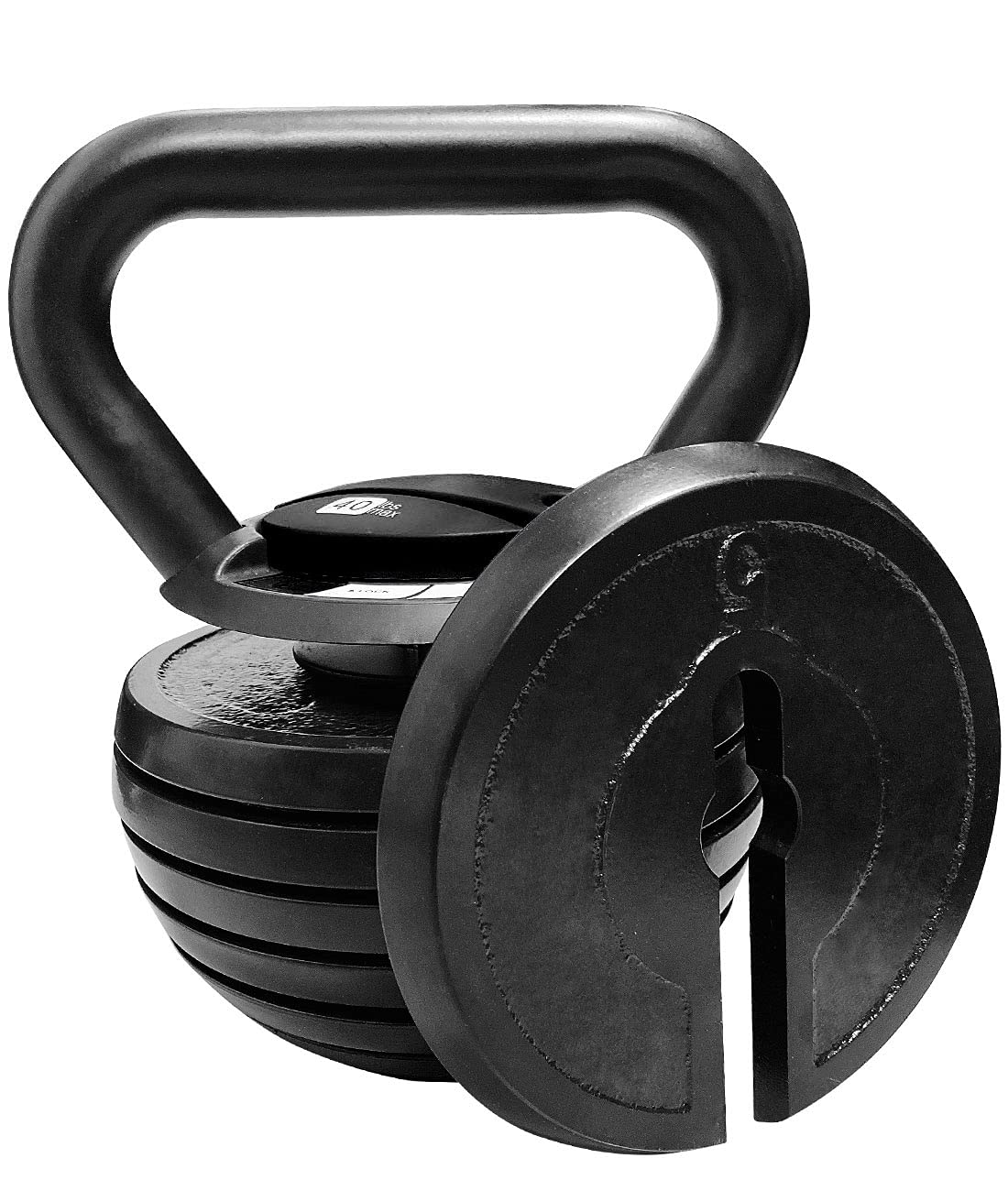 Bibowa Adjustable Kettlebell Weights Sets Cast Iron 10 15 20 25 30 35 40 lb Kettlebells,Kettle Bell Weightlifting,Strength and Core Training