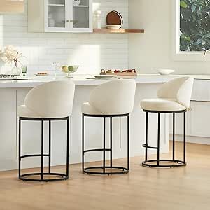 Amazon.com: CHITA Counter Height Bar Stools Set of 2, Swivel ...