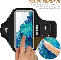 Vista 3 de Brazalete resistente al agua para Samsung Galaxy S20 FE/S20+/S10+/S10 Lite/S9+/S8+, Galaxy A60/A51/A50/A32/A30/A20/A11/A10/A8S, con toque de huellas