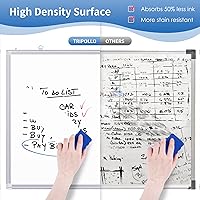 Vista 5 de Magnetic Whiteboard Dry Erase, 48 x 36 inch Large White Board for Wall, Foldable Aluminum Frame Hanging Whiteboards for Home Classroom Office