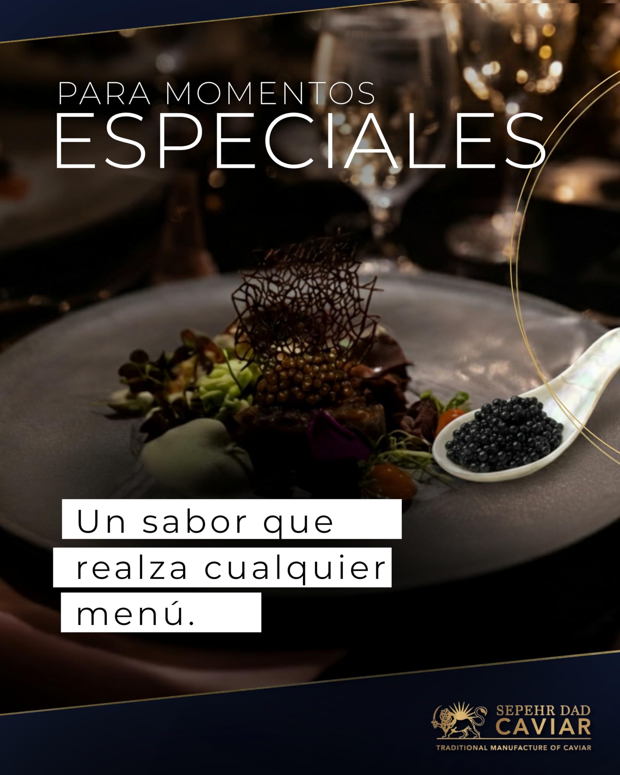 Sepehr Dad Caviar de Siberia | Caviar de esturión siberiano | SIN bórax | 50 gramos - 5