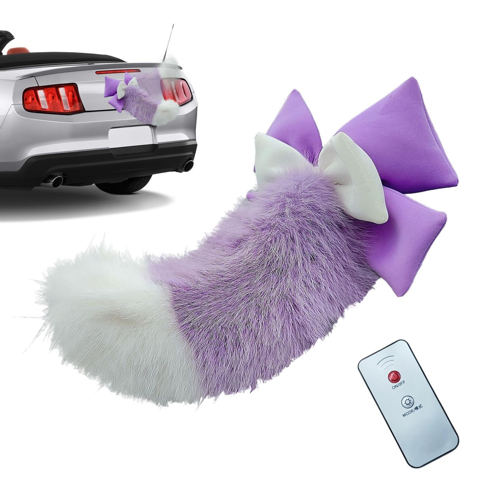 Queue de chat mobile télécommandée pour personnaliser et identifier votre voiture sur un parking