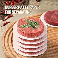 Vista 7 de ISKYBOB 200 hojas redondas de papel pergamino, 4 pulgadas, 6 pulgadas, 8 pulgadas, 10 pulgadas, 4 tamaños, forros para tartas, a prueba de grasa