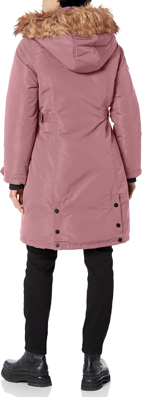 CANADA WEATHER GEAR womens Heavyweight Long Parka Jacket