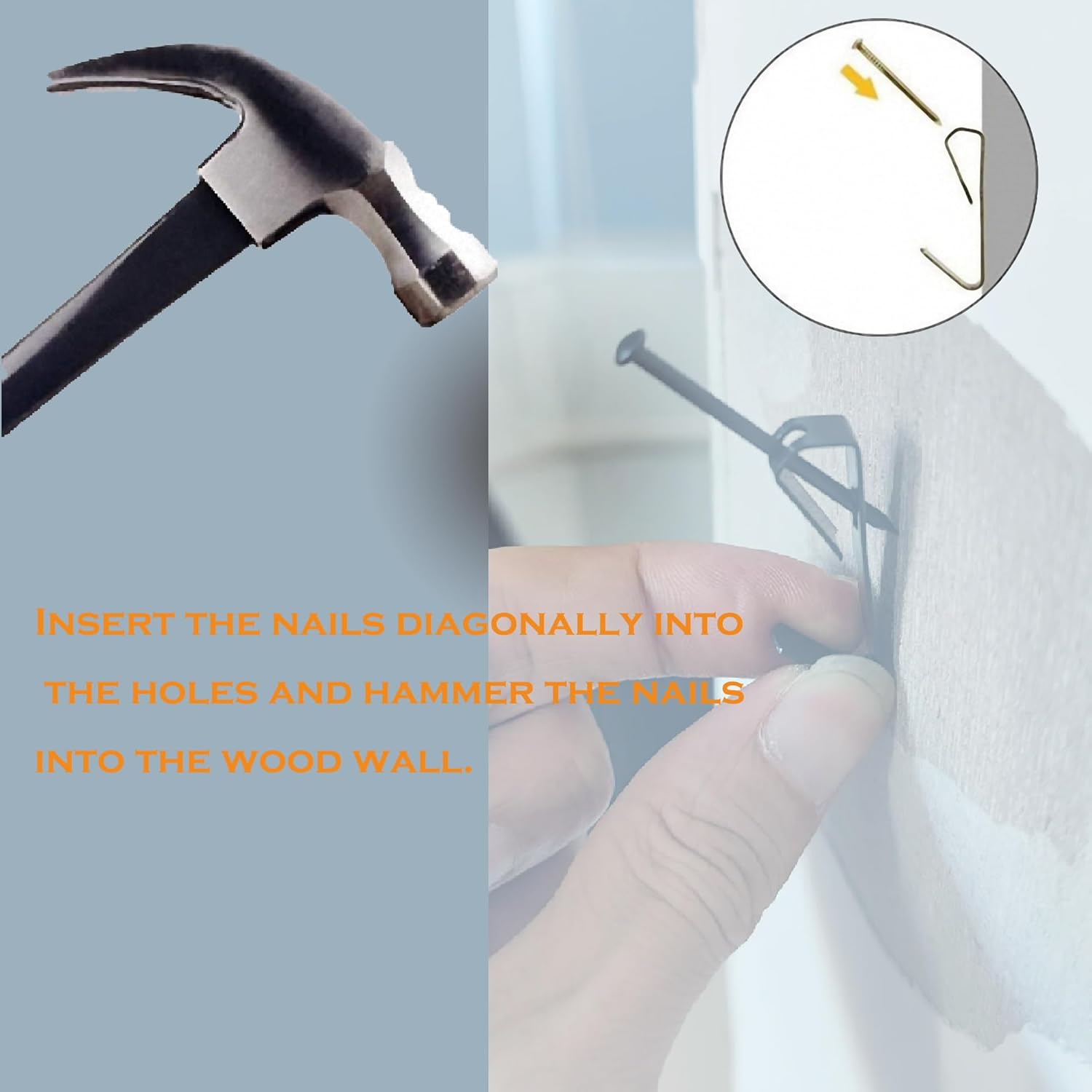 80 Pcs Picture Hanging Kit,20lb 30lb 50lb Hangers Hooks with Screws.Metal Mounts Hanging on Drywall Wooden Wall for Canvas Paintings Photos Frames,Artworks,Crafts