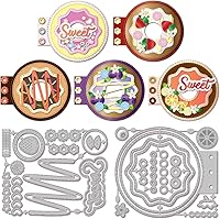 Vista 12 de GLOBLELAND Troqueles de corte de página para botellas para bricolaje álbumes de recortes, planificador de metal, troqueles de corte de marco